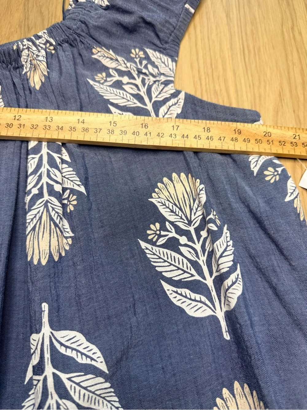 OLD NAVY Puff Sleeve Cutout Tie-Back Resort Swing Blouse Square Neckline Sz XL
